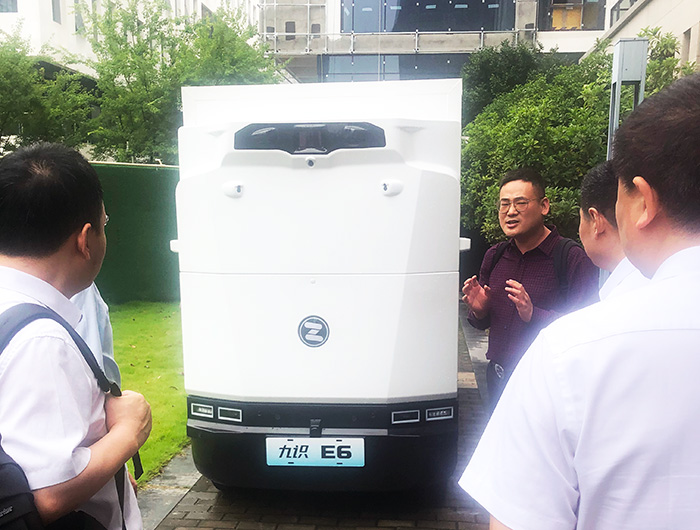 自贡创发集团赴苏州九识智能科技有限公司开展回访考察